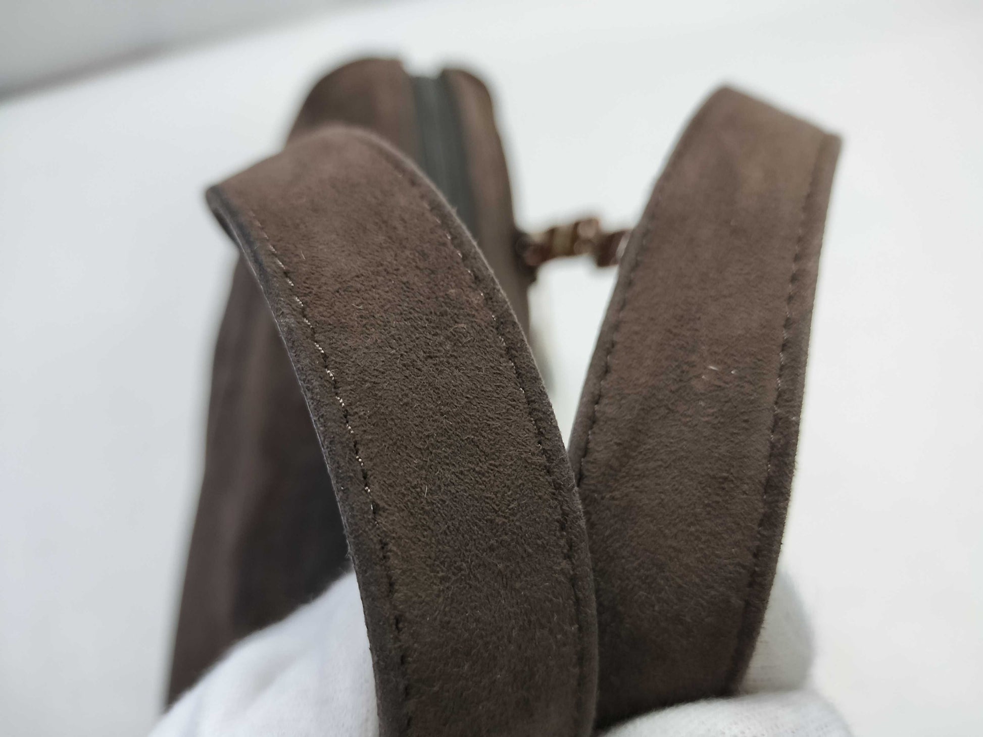 BALLY BALLY Suede Bag Tagged Handbag