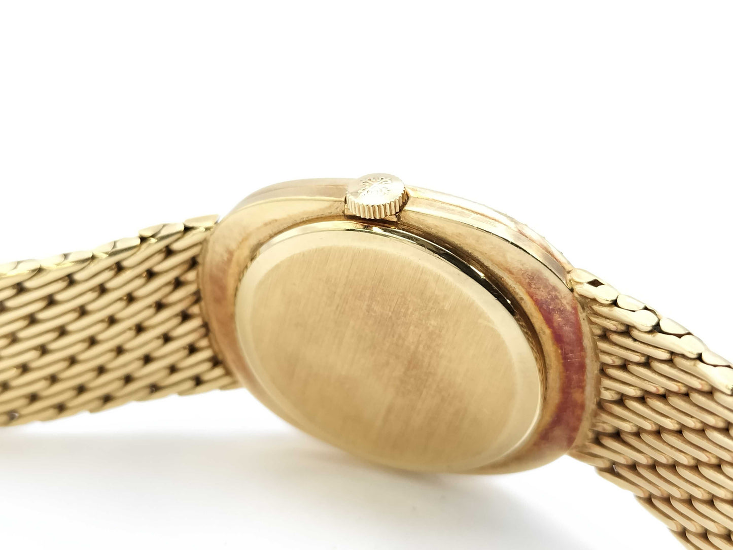 PATEK PHILIPPE Golden Ellipse 3849/8 Manual Winding Blue Dial 18K Gold Women's Watch