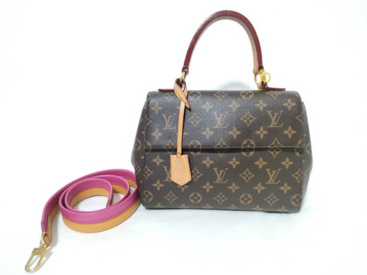 LOUIS VUITTON Monogram Cluny BB Handbag