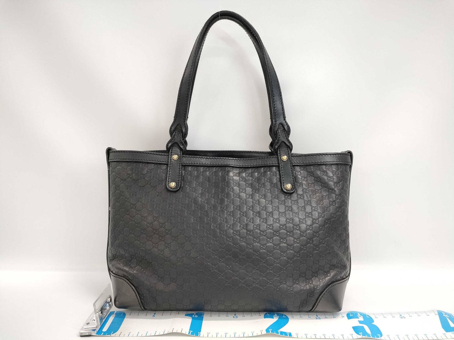 GUCCI Gucci Handbag Micro Shima Black Handbag