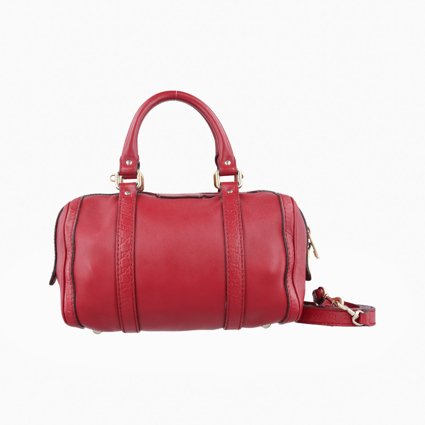 GUCCI Micro Gucci Shima Red Leather 269876 Shoulder Bag