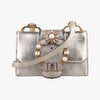 miu miu Miu Mew Lady Light Gold Leather 5BH609235 Shoulder Bag