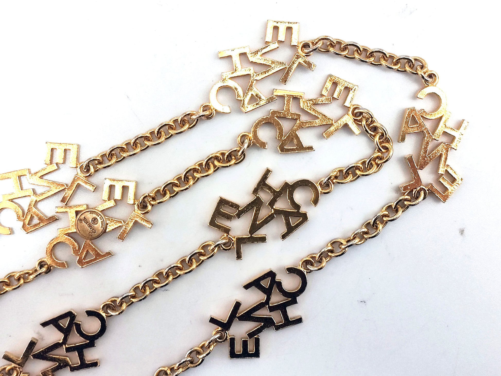 CHANEL CHANEL Logo 10 Necklace Necklace