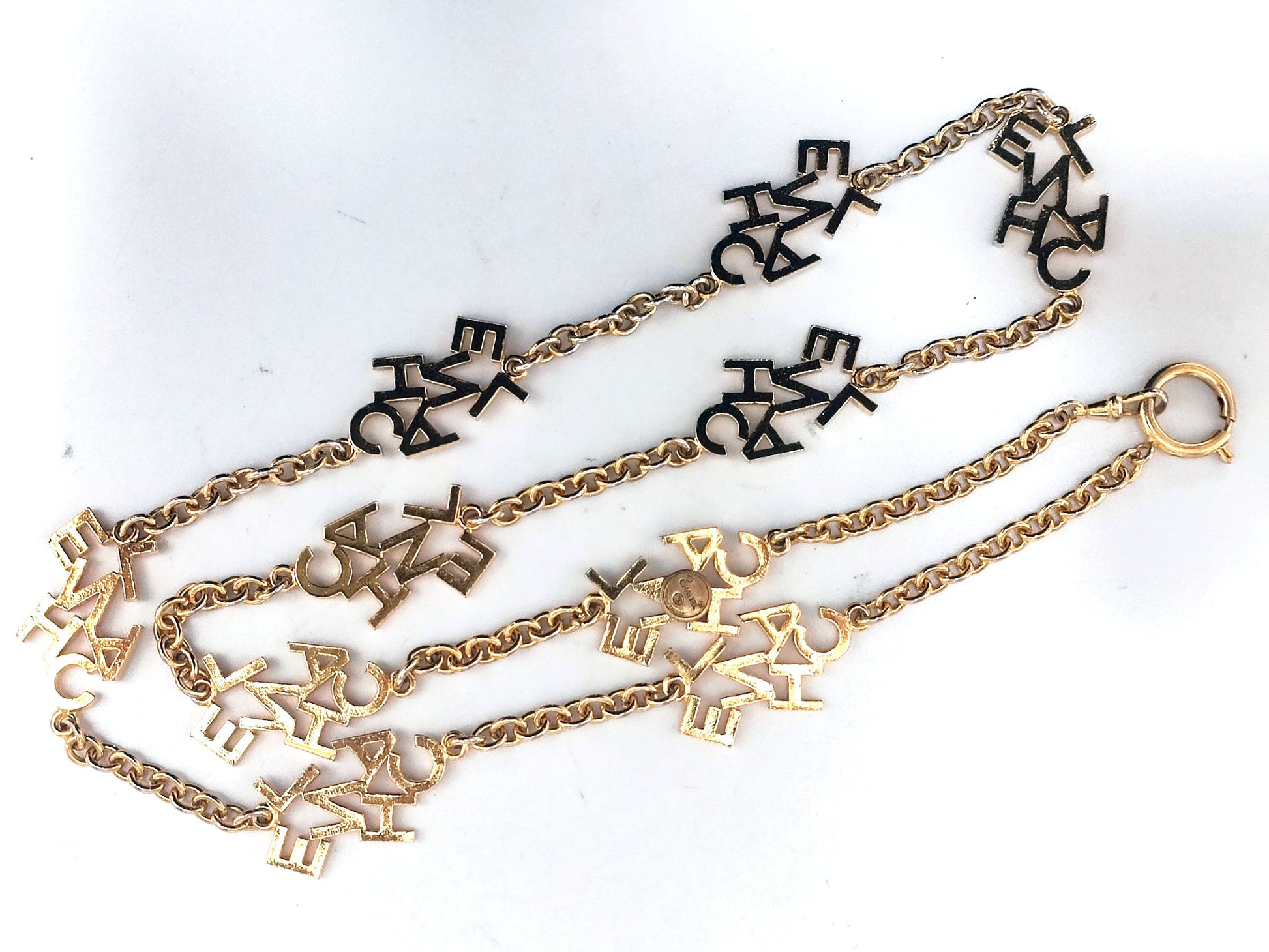 CHANEL CHANEL Logo 10 Necklace Necklace