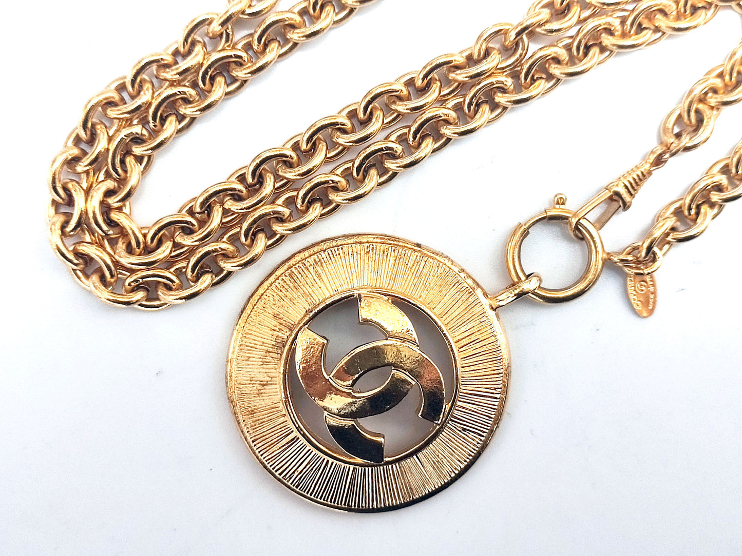 CHANEL Big Coco Mark Necklace Necklace