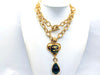 CHANEL Gripore Heart Swing Necklace 95P Necklace