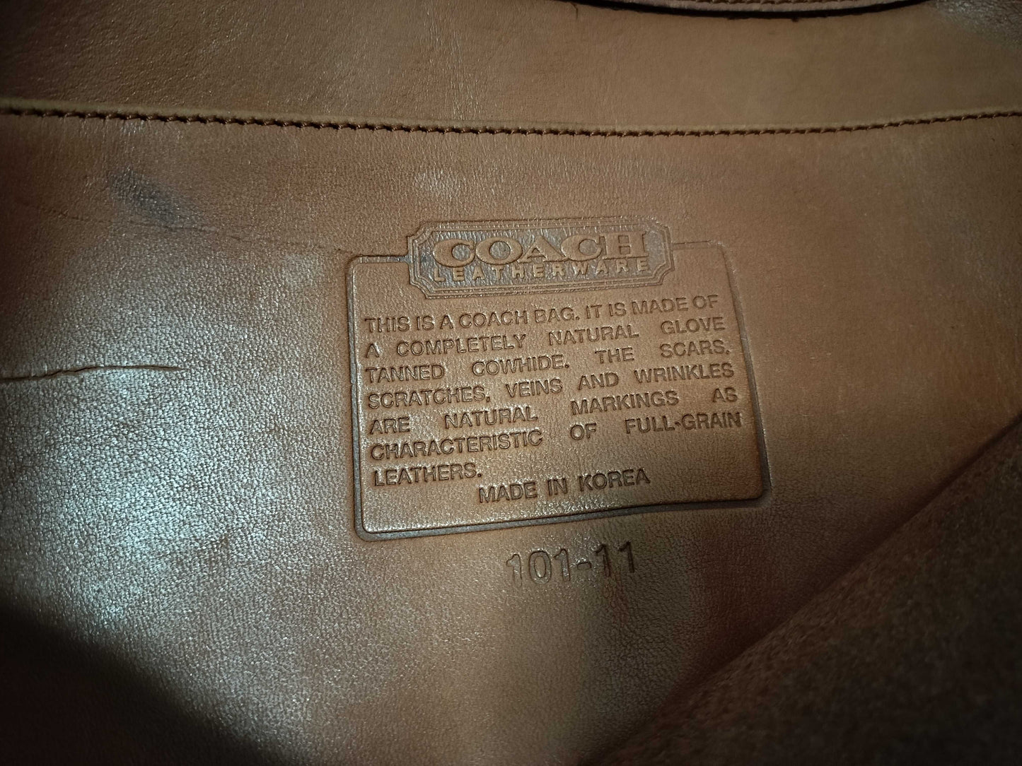 COACH Old Coach Drawstring Shoulder Bag 2-Piece Set Tote Bag