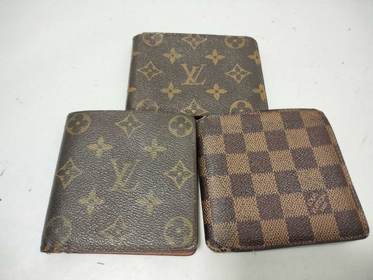 LOUIS VUITTON Monogram Louis Vuitton Wallet Monogram 3-Piece Set