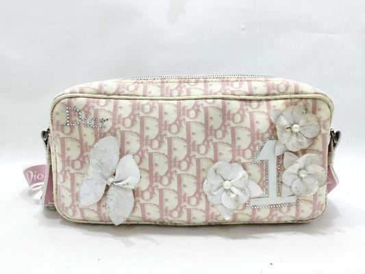 Dior Trotter Christian Dior Shoulder Bag Trotter Floral Sequin No1 Shoulder Bag