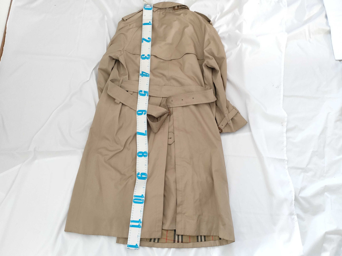 BURBERRY Nova Check Belted Trench Coat