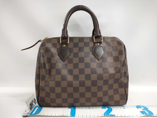 LOUIS VUITTON Vuitton Damier Speedy 25 N41532 SP0097 Brown Bag