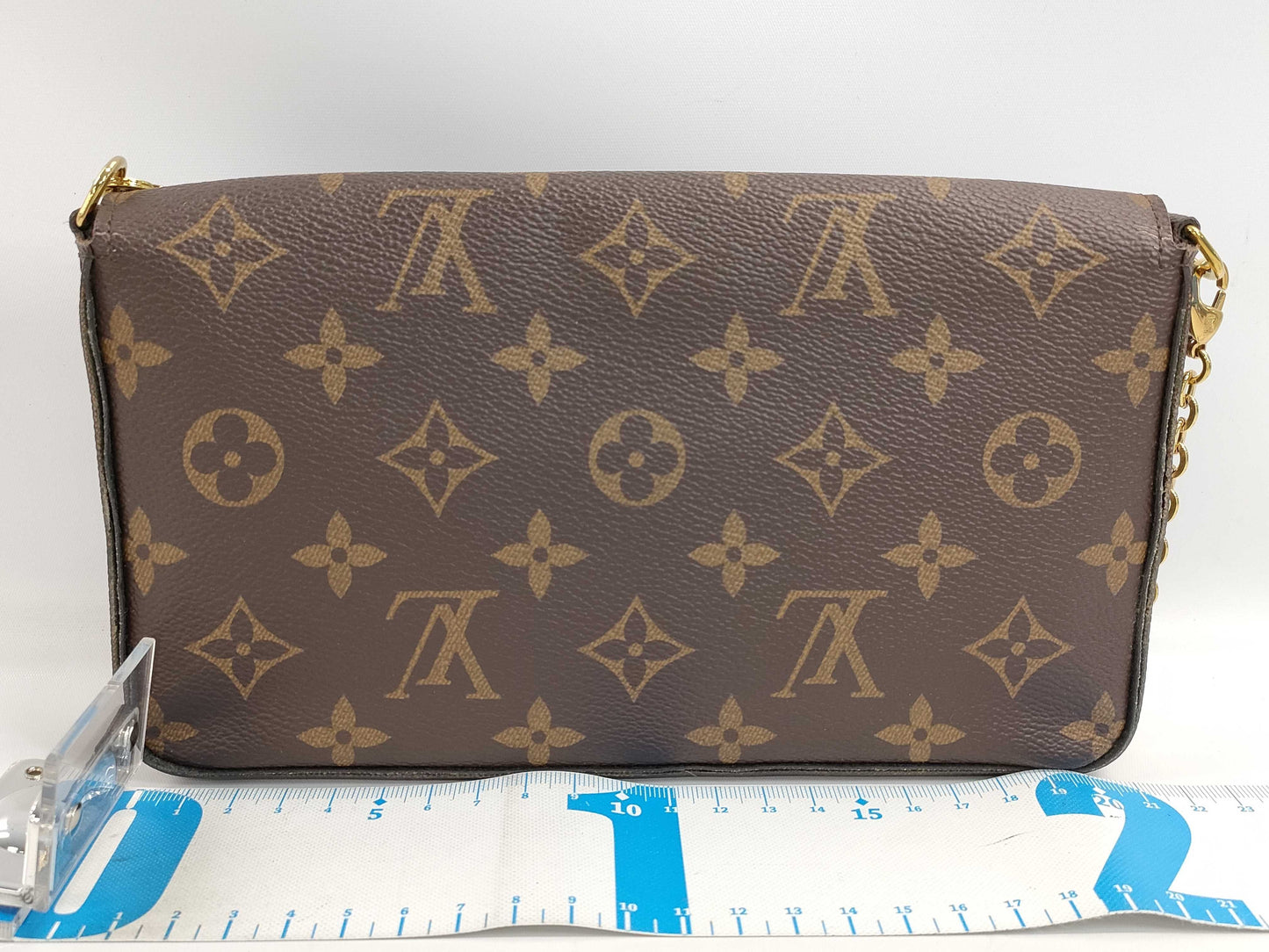 LOUIS VUITTON LV Pochette Felicity Monogram M61276 MI0197 Brown Shoulder Bag