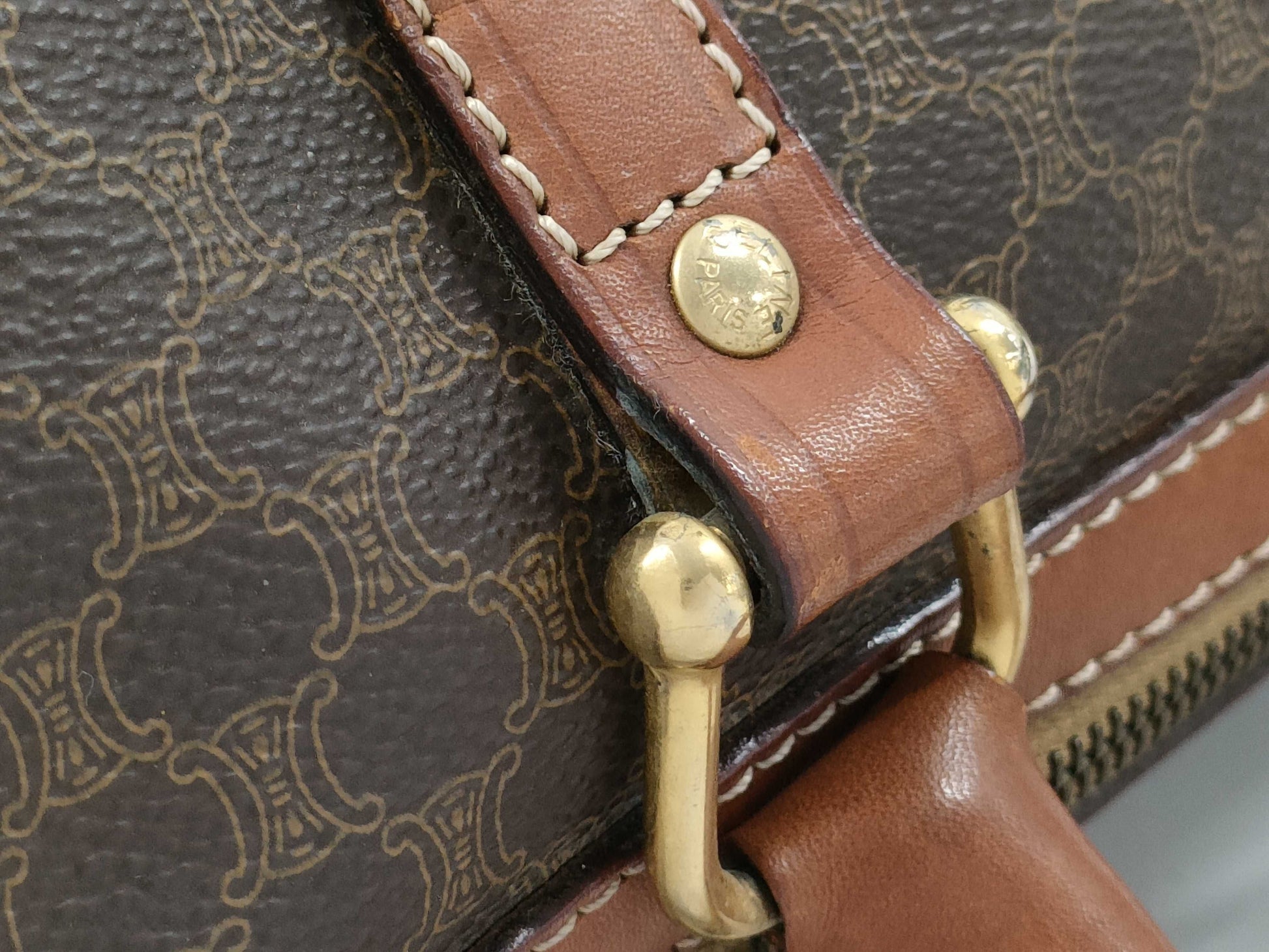 CELINE Macadam Boston Bag