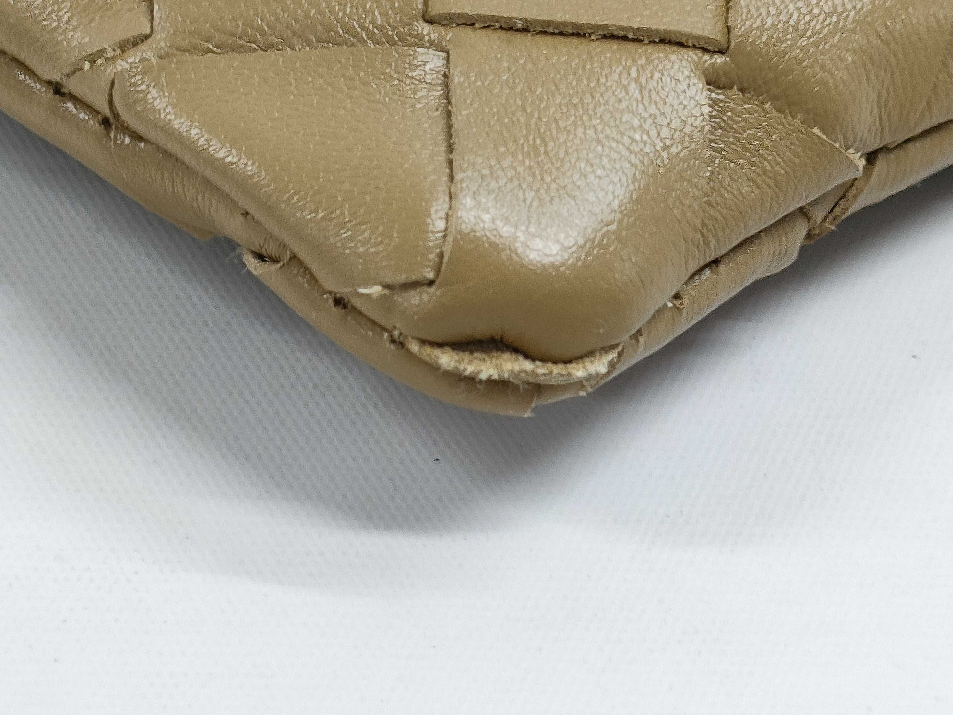 BOTTEGA VENETA Drawstring Clutch Bag Light Brown
