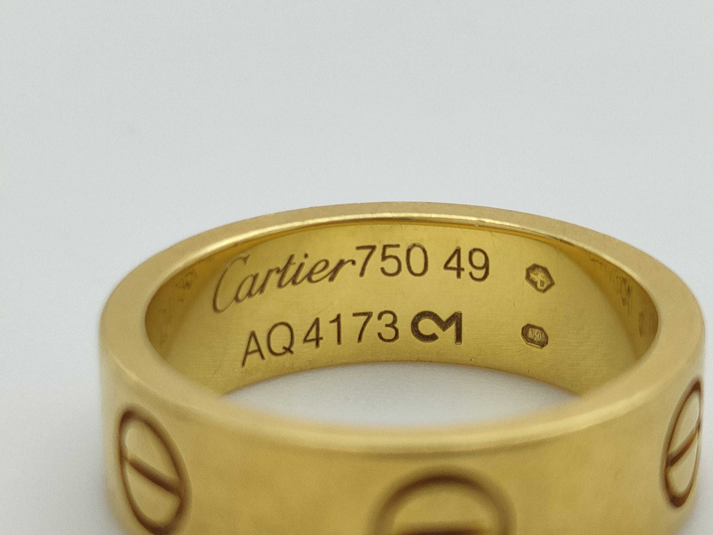 Cartier Love #49 YG 750 6.4g Ring