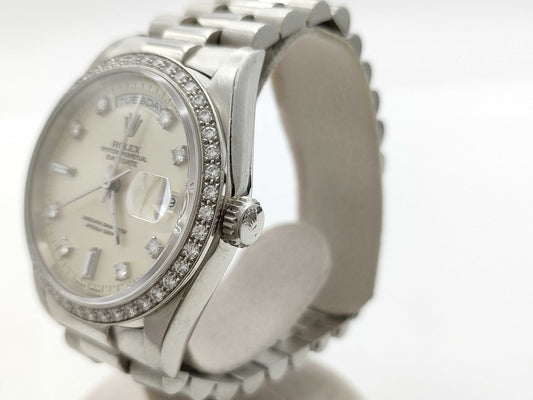 ROLEX 18346A S496278 PT950 Immovable Men's Watch