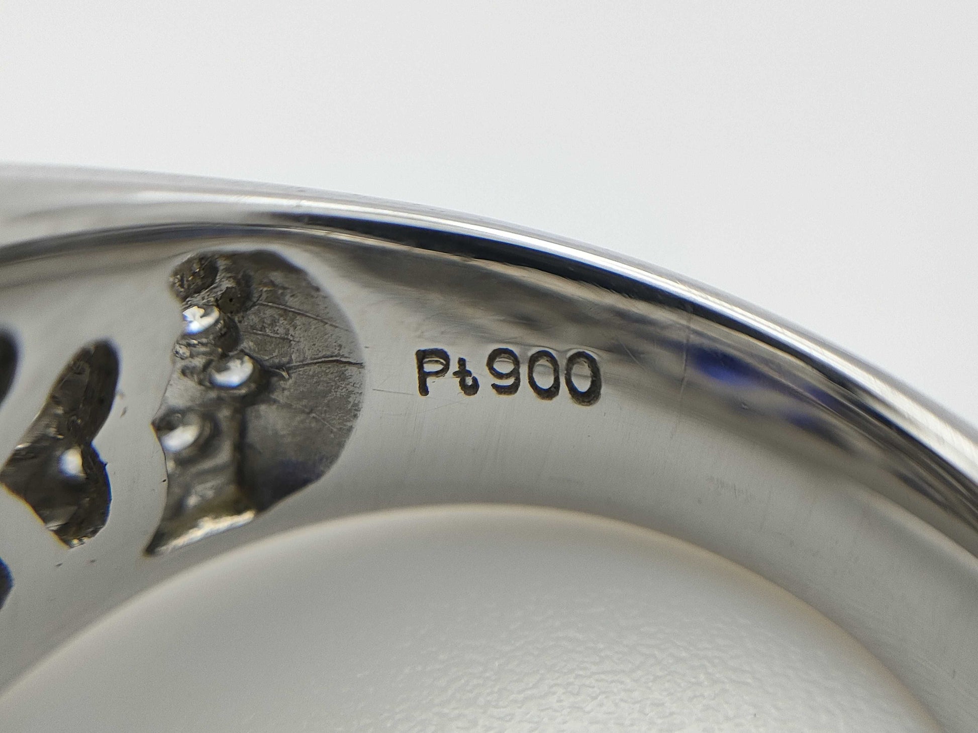 TZ12.84ct D2.50ct Pt900 21.1g Ring