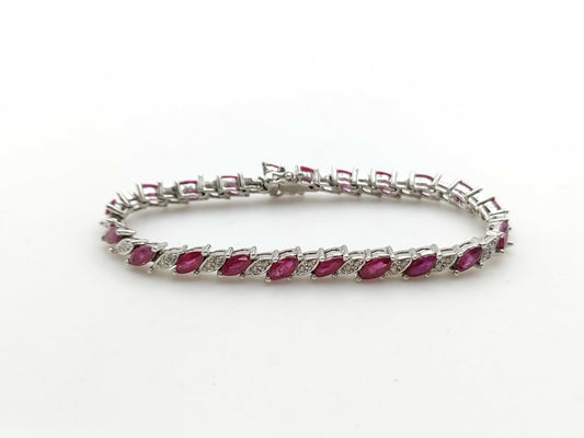 R6.85ct D0.34ct 750 14.4g Bracelet Bangle