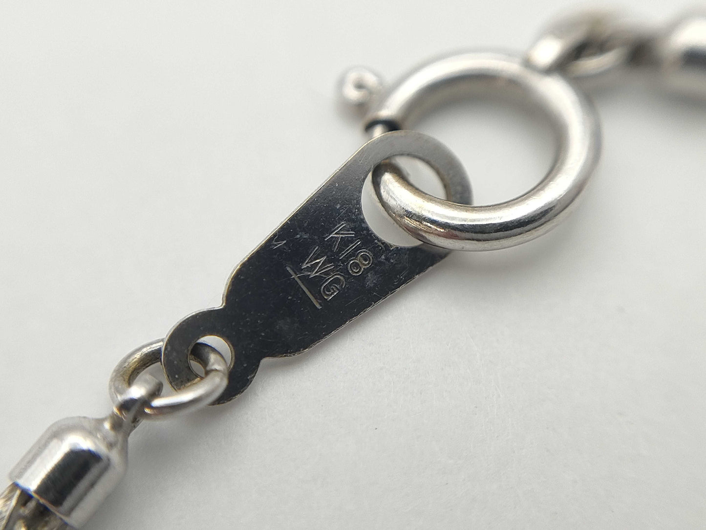 E0.67ct D0.14/1.229ct K18 11.1g Necklace