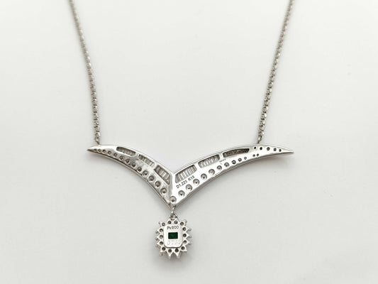 E0.67ct D0.14/1.229ct K18 11.1g Necklace