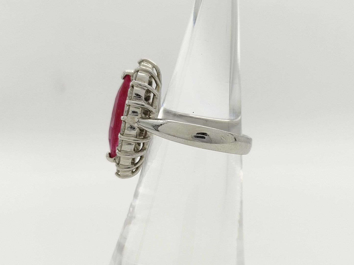 R3.01ct D1.00ct Pt900 12.8g Ring