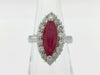 R3.01ct D1.00ct Pt900 12.8g Ring