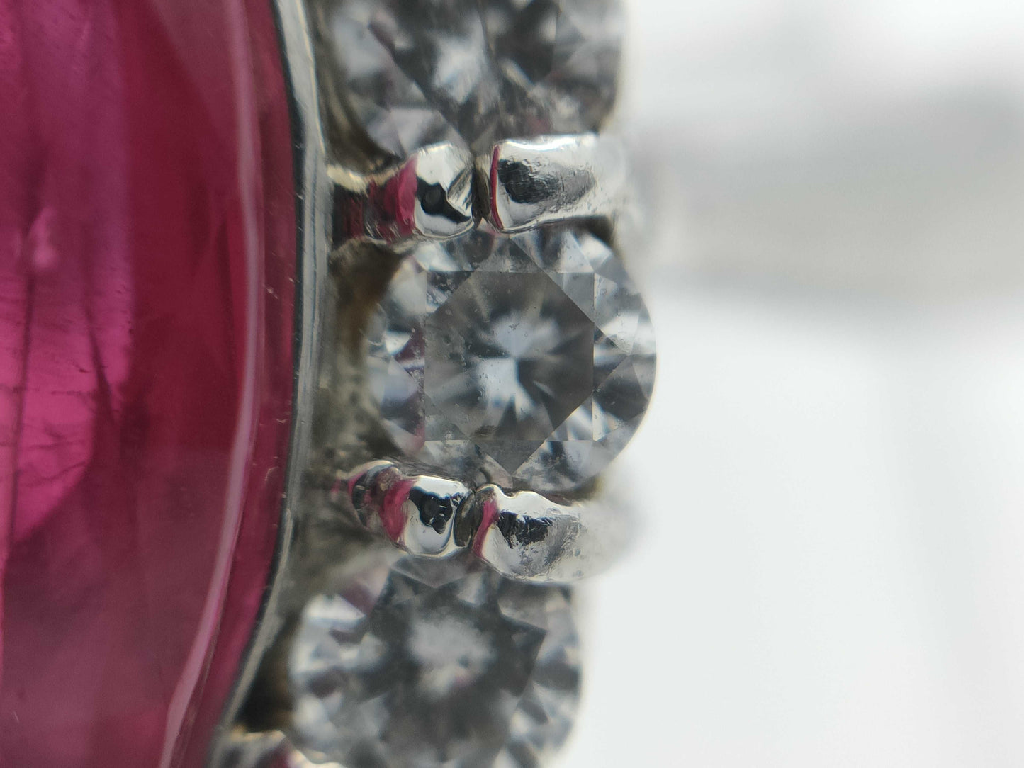 R3.01ct D1.00ct Pt900 12.8g Ring