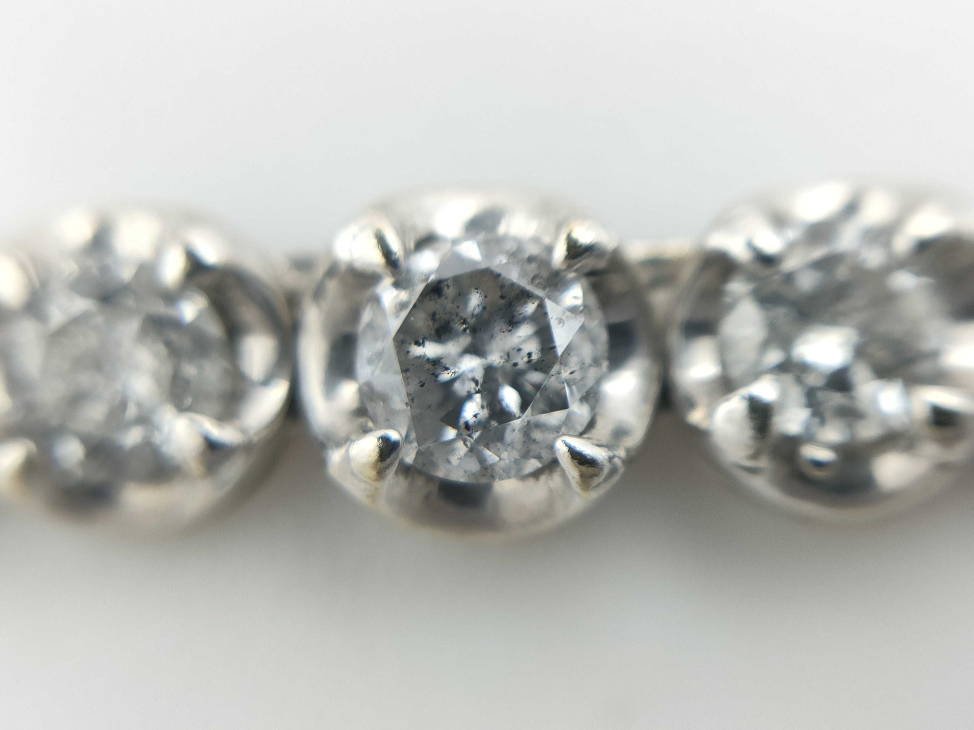 D5.0ct K18WG 13.1g Necklace