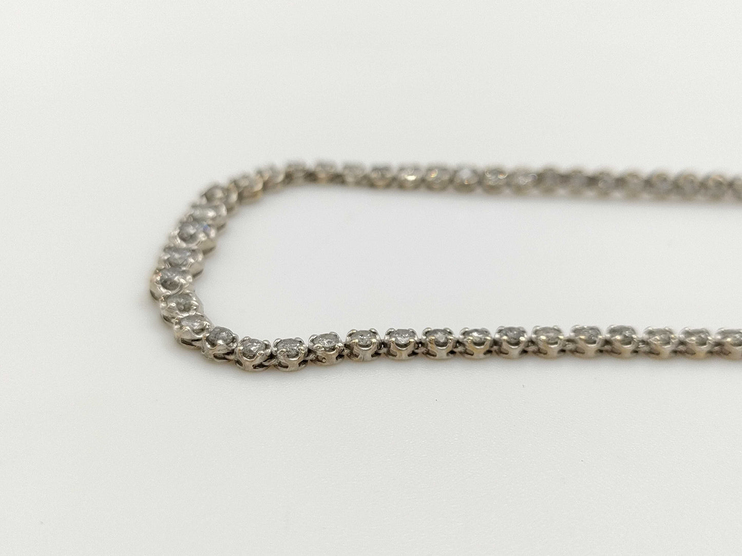 D5.0ct K18WG 13.1g Necklace