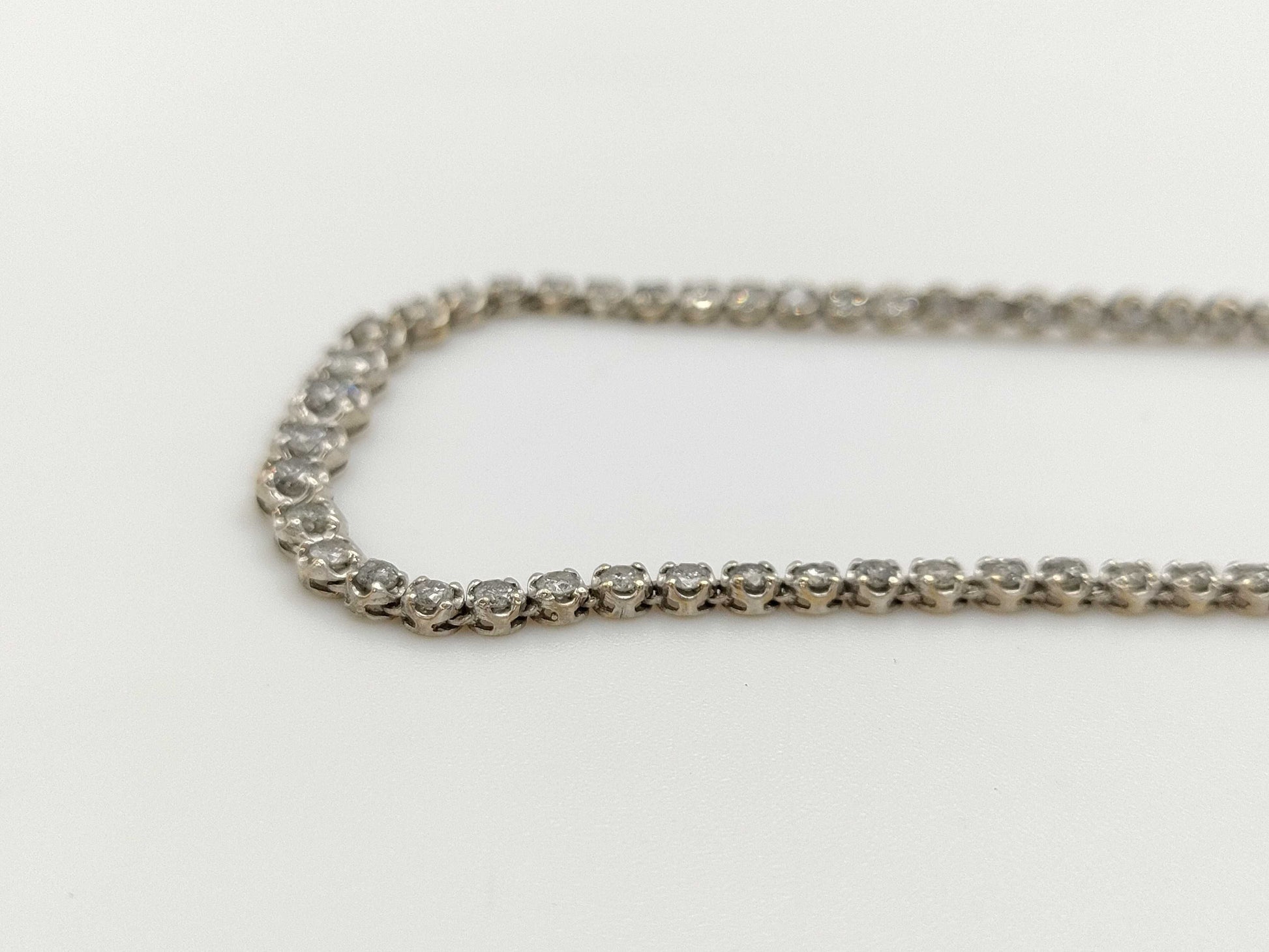 D5.0ct K18WG 13.1g Necklace