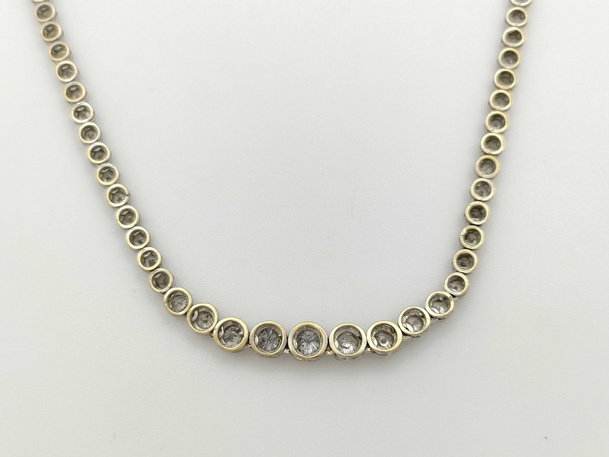 D5.0ct K18WG 13.1g Necklace