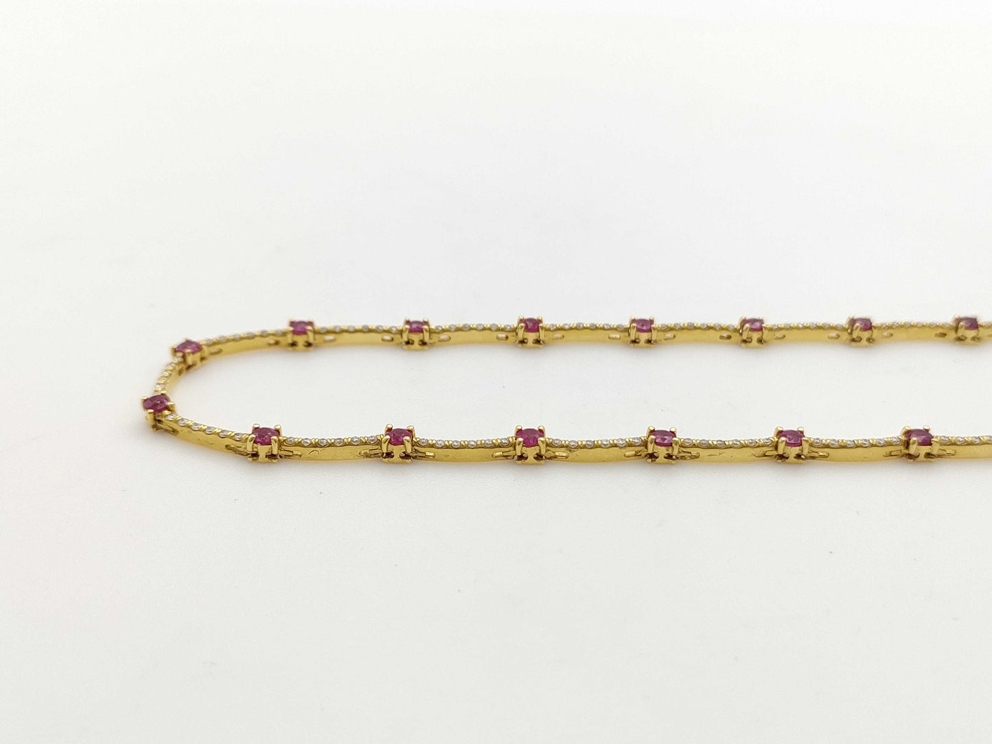R2.80ct D1.00ct K18 14.7g Necklace