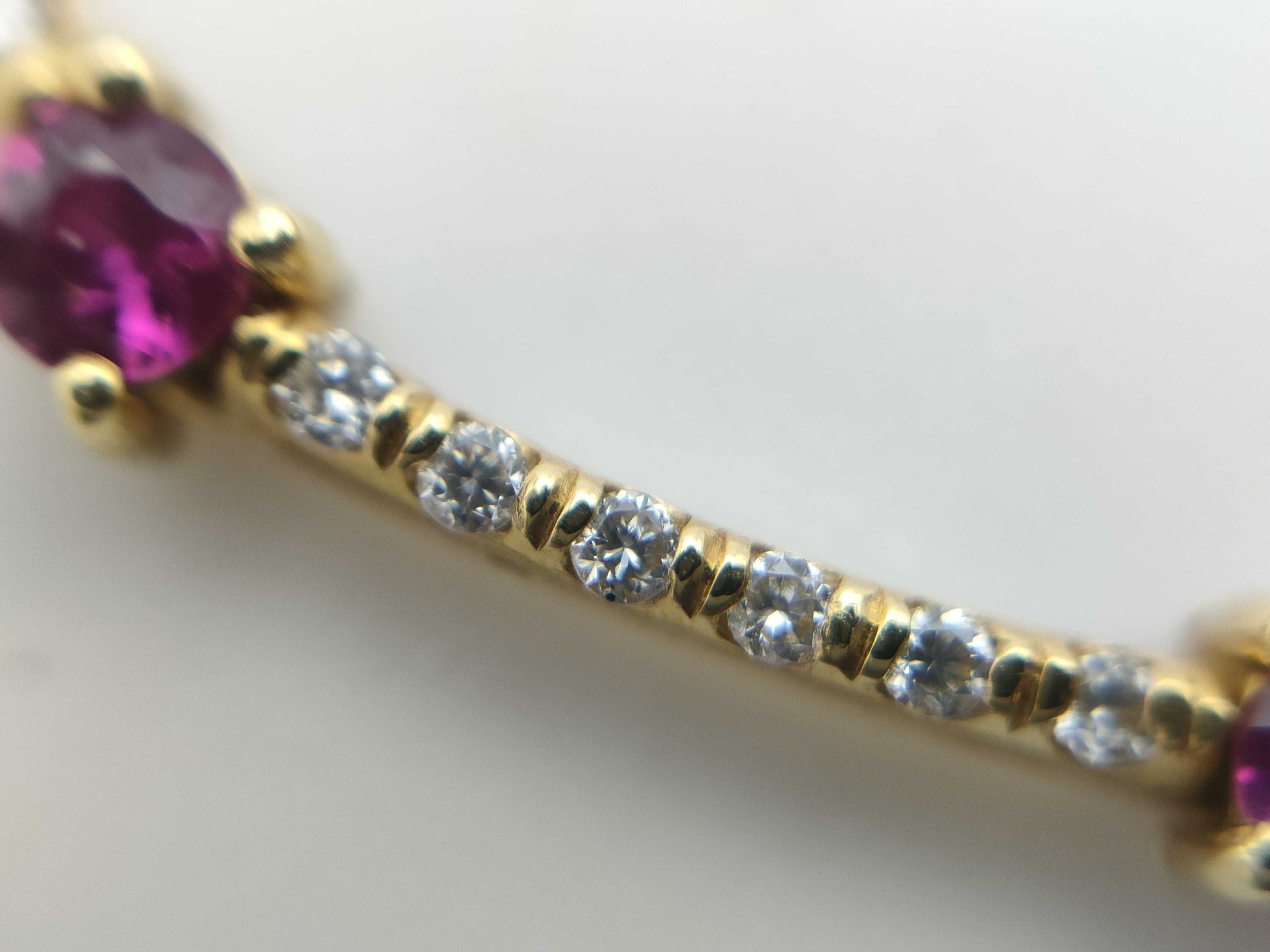 R2.80ct D1.00ct K18 14.7g Necklace