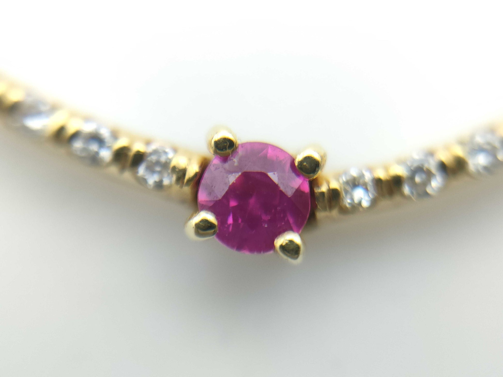 R2.80ct D1.00ct K18 14.7g Necklace
