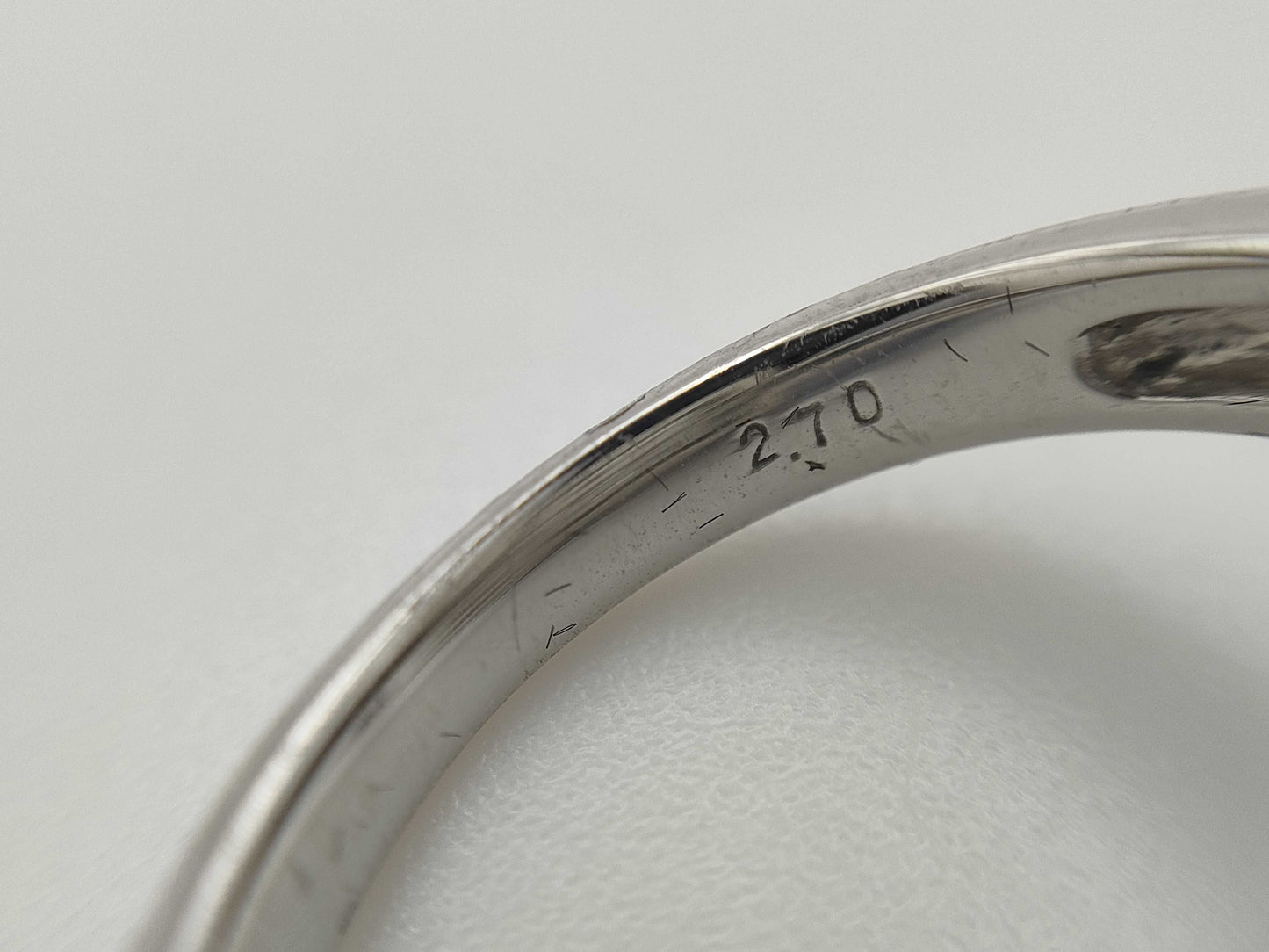 D2.70ct Pt900 12.7g Ring