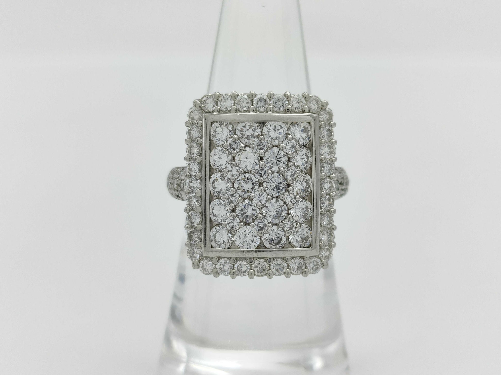 D2.70ct Pt900 12.7g Ring
