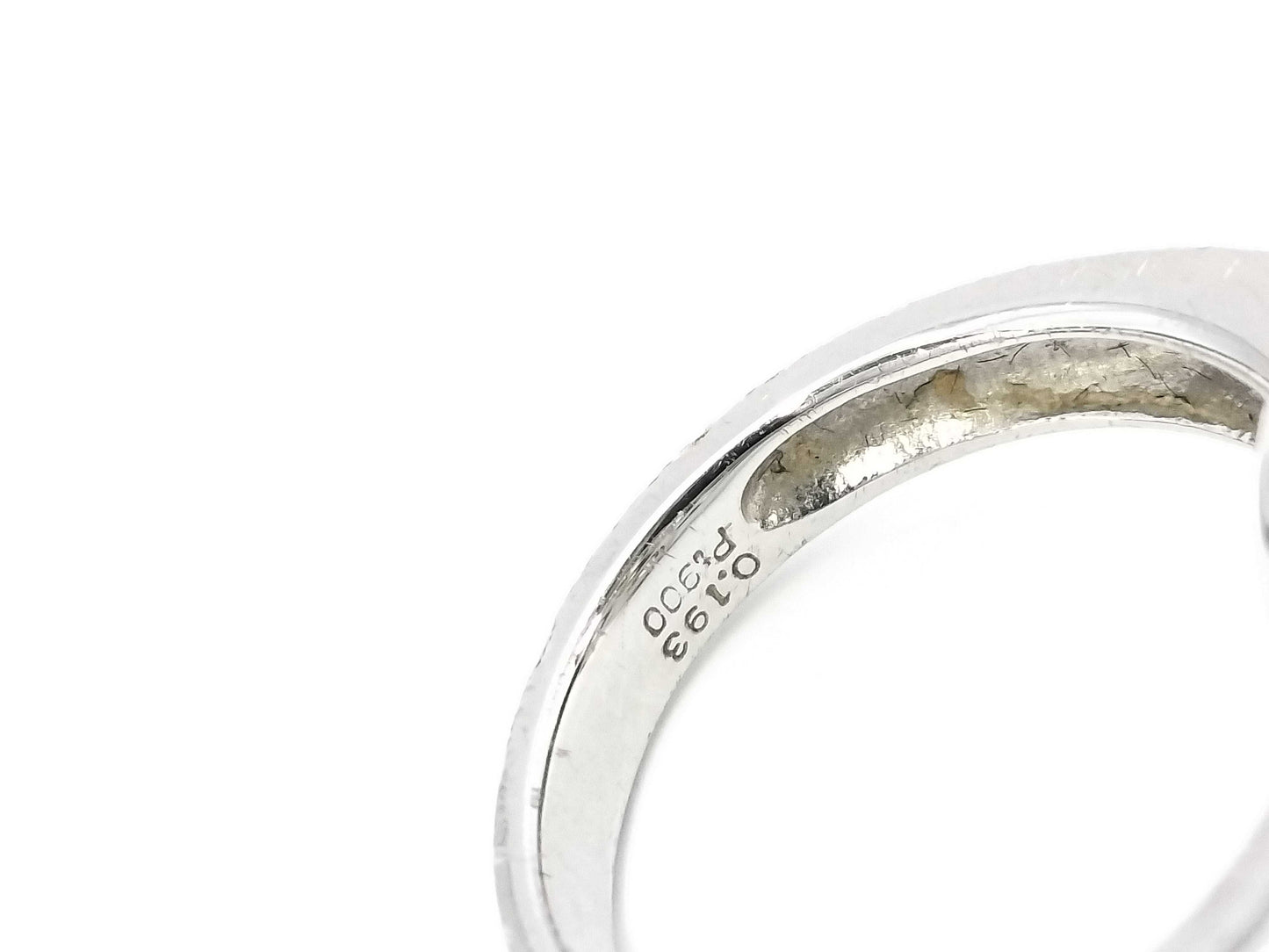 D0.193ct FD1.28ct Pt900 10.6g Ring