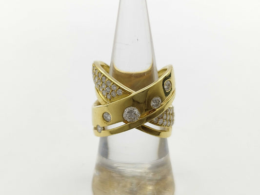 D0.308/1.07ct K18 16.4g Ring