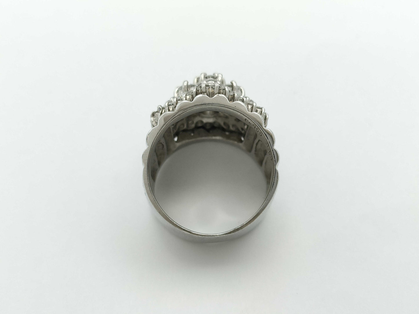 D2.00ct Pt900 18.7g Ring