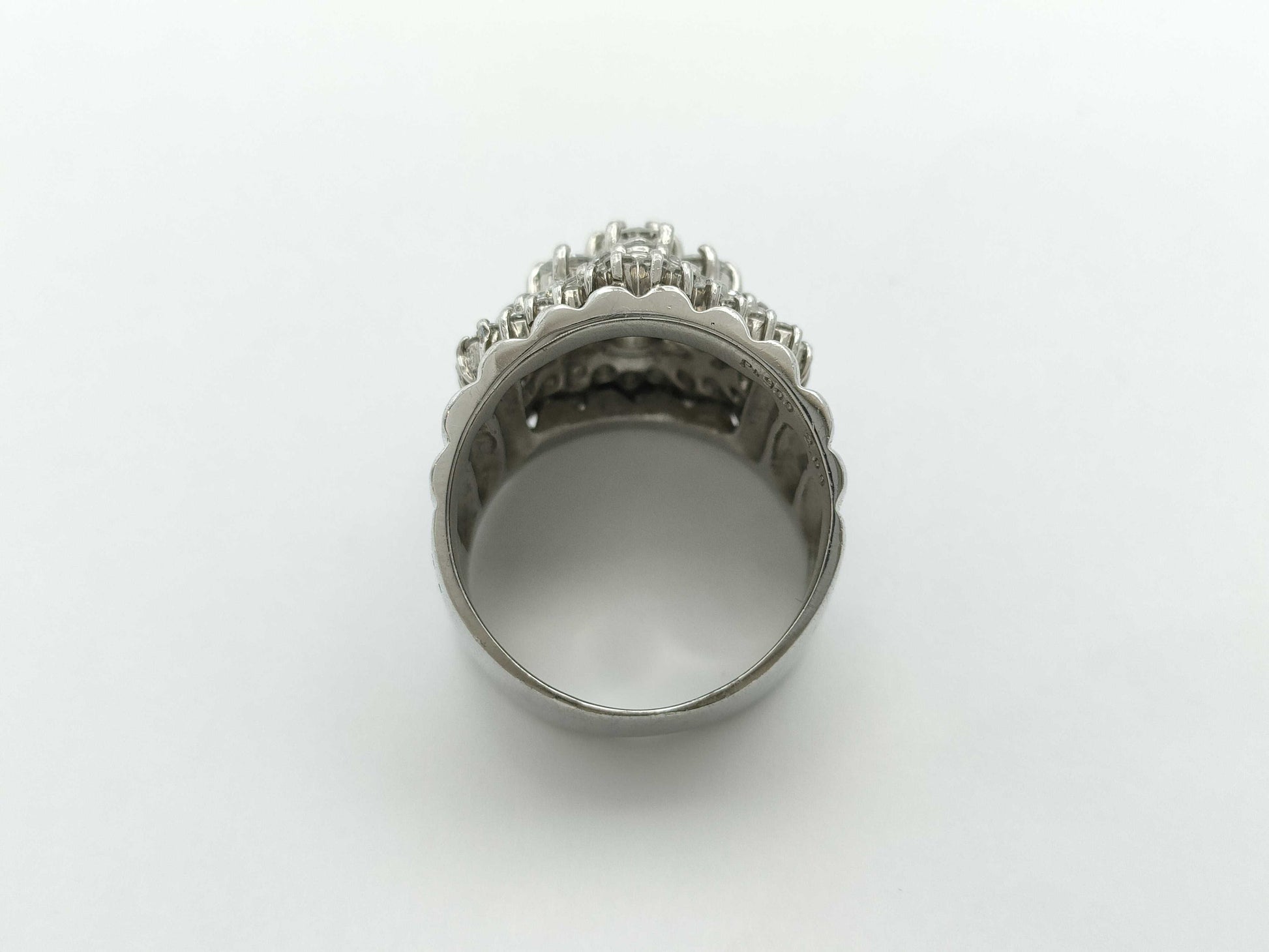 D2.00ct Pt900 18.7g Ring