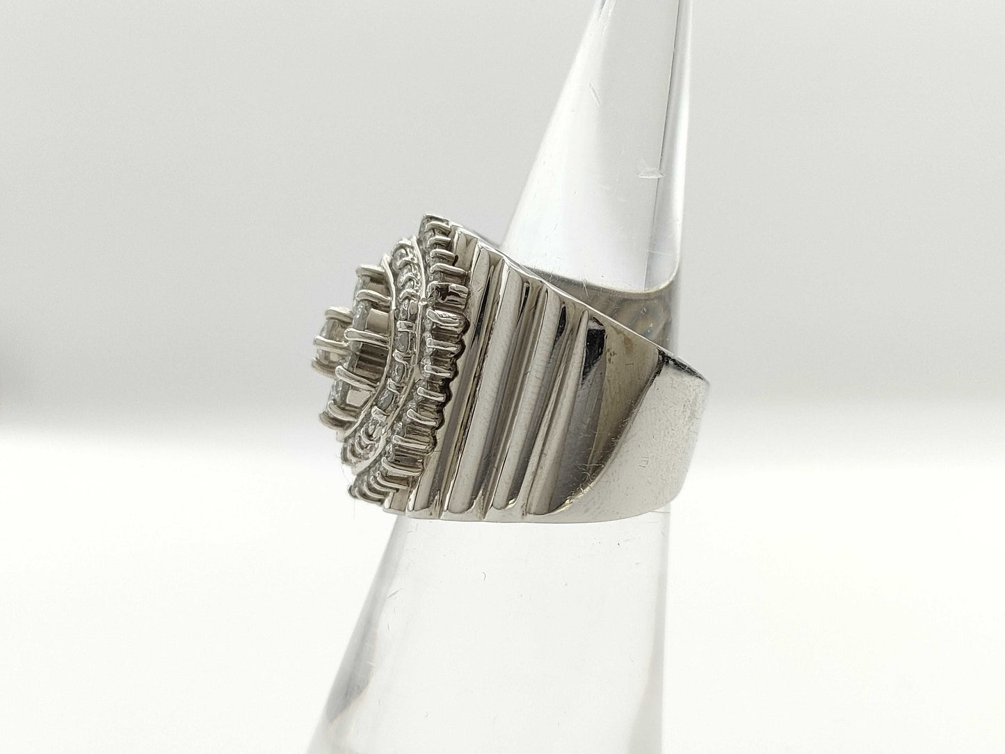 D2.00ct Pt900 18.7g Ring