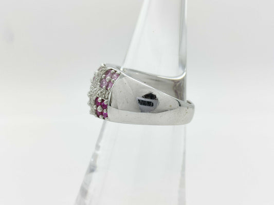 Colored Stone Diamond K17 8.8g Ring