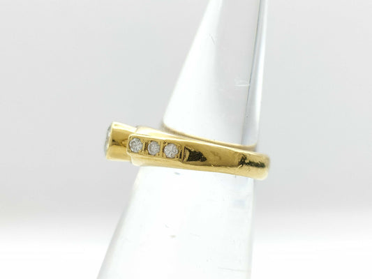 D1.13ct K18 2.7g Ring