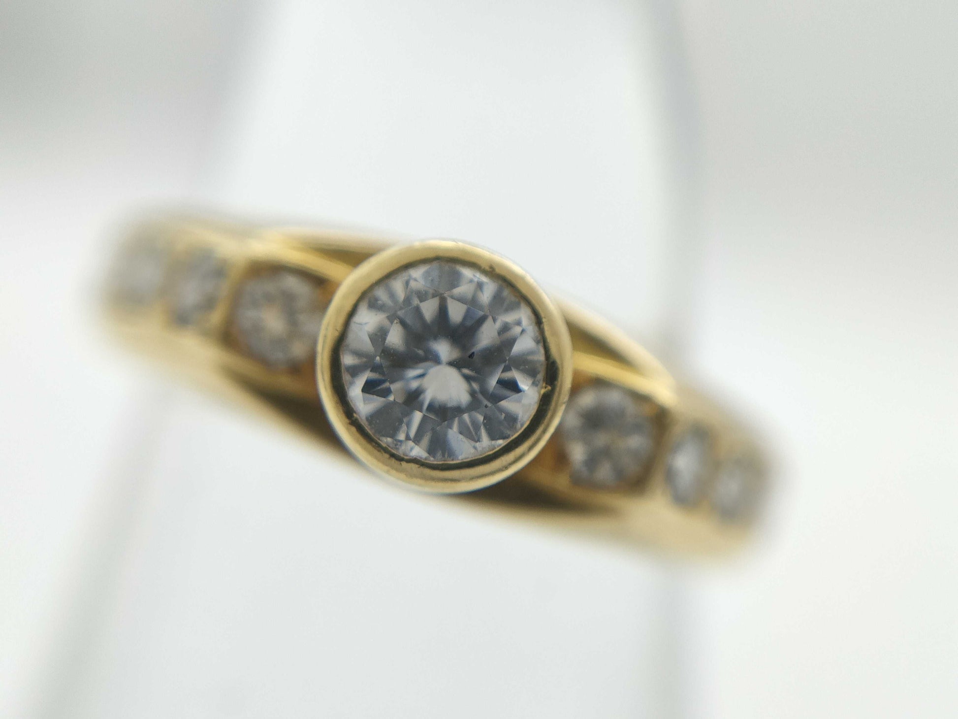 D1.13ct K18 2.7g Ring