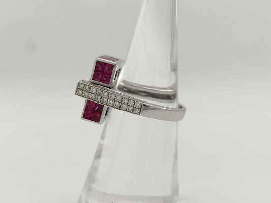 Ruby Diamond K18 10.0g Ring