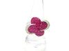 R6.65ct D0.20ct K18WG 10.1g Ring