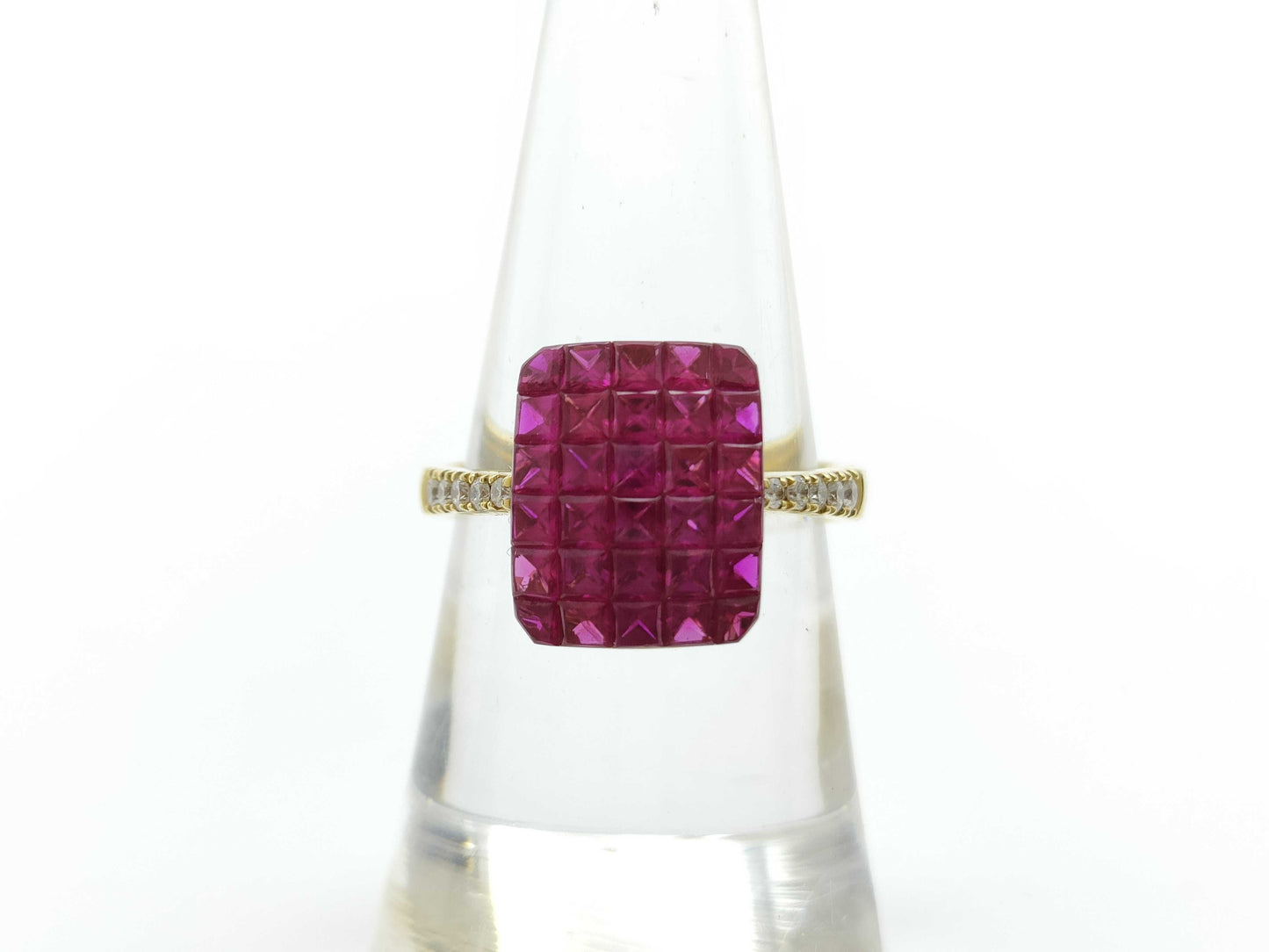 R3.06ct D0.14ct K18 5.3g Ring