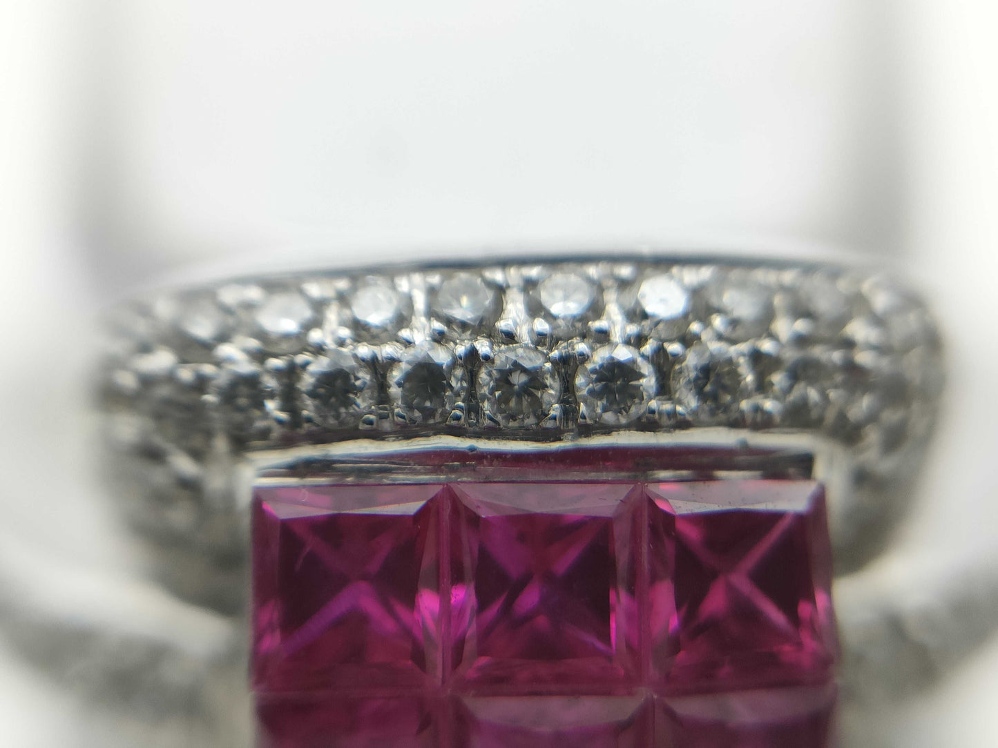 R1.30ct D0.34ct K18WG 5.0g Ring