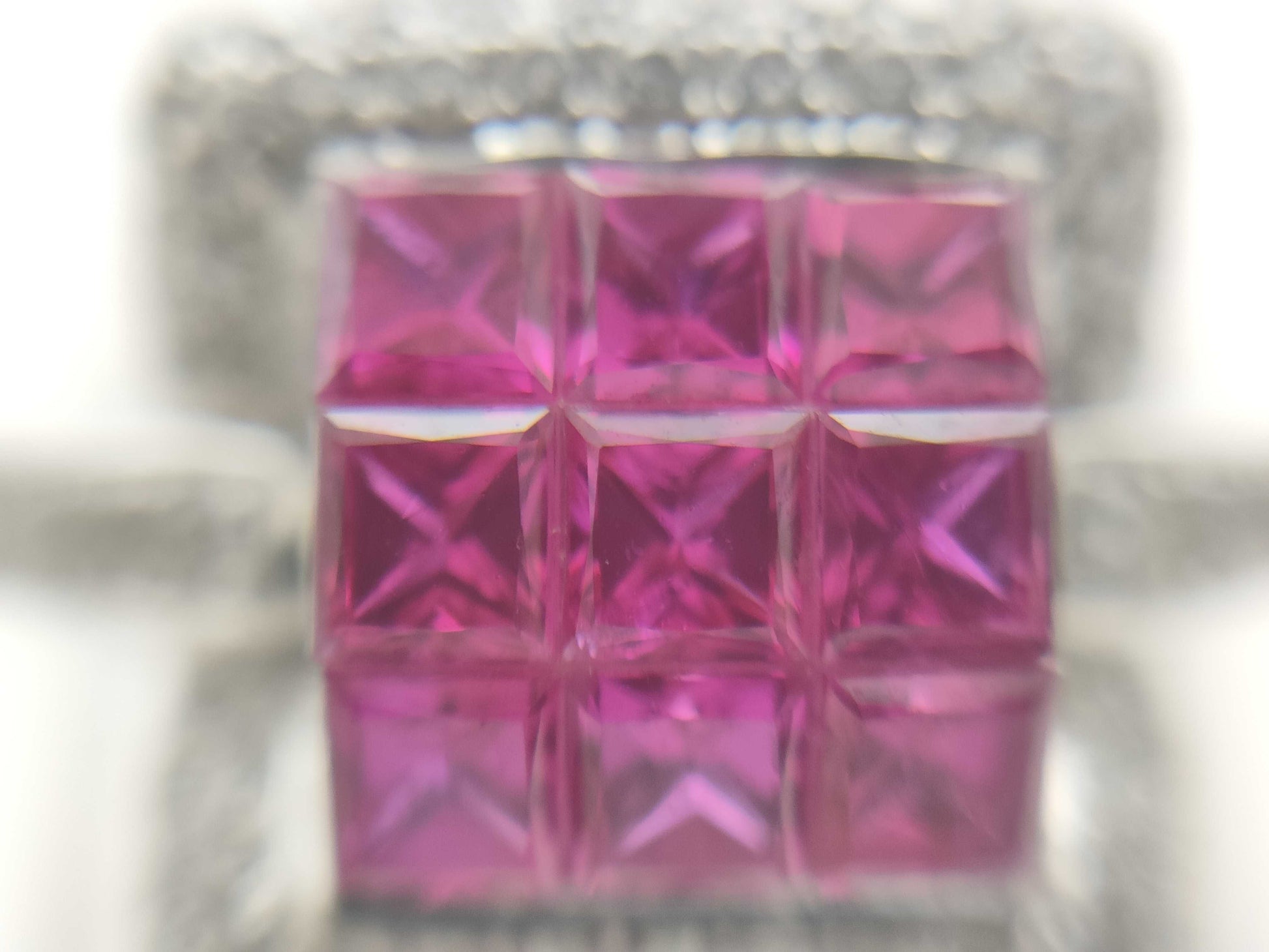 R1.30ct D0.34ct K18WG 5.0g Ring