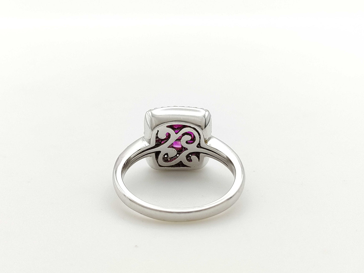 R1.30ct D0.34ct K18WG 5.0g Ring
